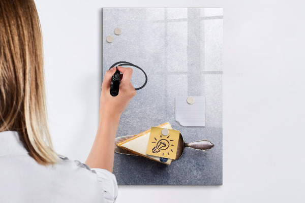 Magnetická psací tabule Kreativní tabule na poznámky a fotografie