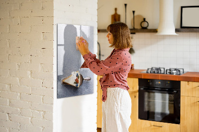 Magnetická psací tabule Kreativní tabule na poznámky a fotografie