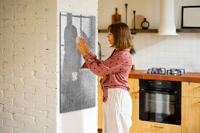 Popisovatelná magnetická tabule Moderní tabule na poznámky a fotografie
