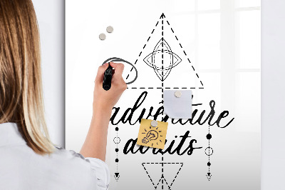 Popisovatelná magnetická tabule Kreativní prostor pro vzpomínky a dobrodružství