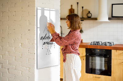 Popisovatelná magnetická tabule Kreativní prostor pro vzpomínky a dobrodružství