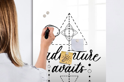 Popisovatelná magnetická tabule Kreativní prostor pro vzpomínky a dobrodružství