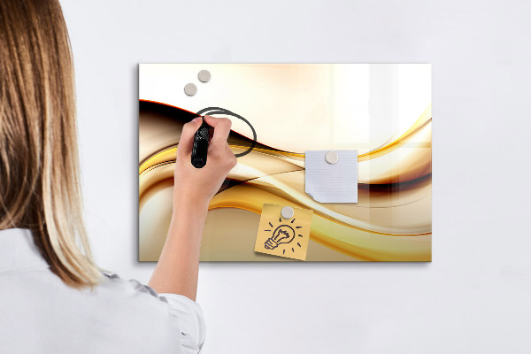 Magnetická psací tabule Moderní prostor pro prezentaci fotografií