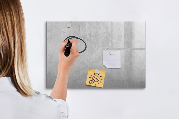 Magnetická psací tabule Nástěnka s poznámkami a fotografiemi