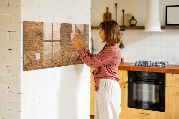 Popisovatelná magnetická tabule Nástěnka s magnety a fotografiemi