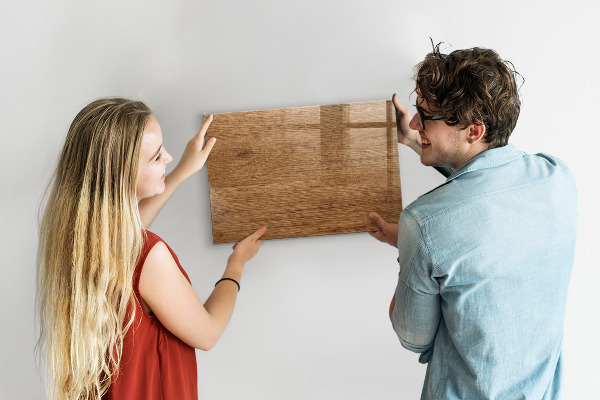 Popisovatelná magnetická tabule Nástěnka s magnety a fotografiemi