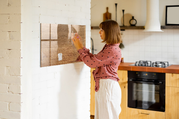 Popisovatelná magnetická tabule Nástěnka s magnety a fotografiemi