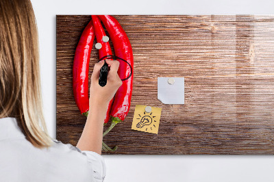 Magnetická psací tabule Praktická deska na poznámky a fotografie