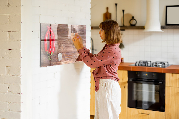 Magnetická psací tabule Praktická deska na poznámky a fotografie