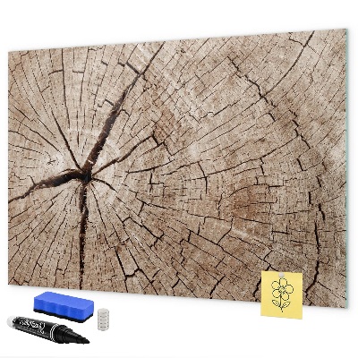 Popisovatelná magnetická tabule Přírodní design s prostorem pro fotografie
