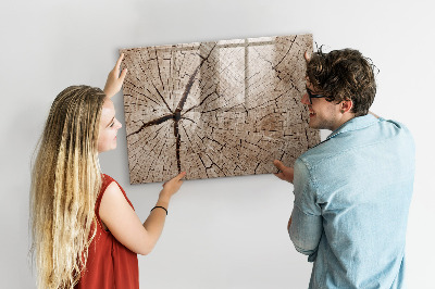 Popisovatelná magnetická tabule Přírodní design s prostorem pro fotografie