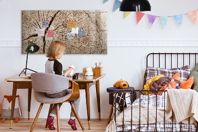 Popisovatelná magnetická tabule Přírodní design s prostorem pro fotografie