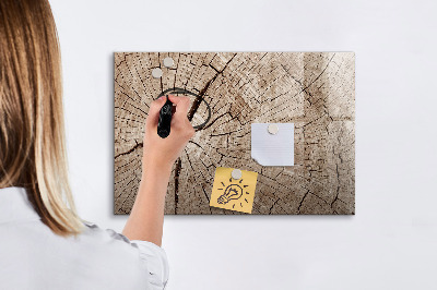 Popisovatelná magnetická tabule Přírodní design s prostorem pro fotografie