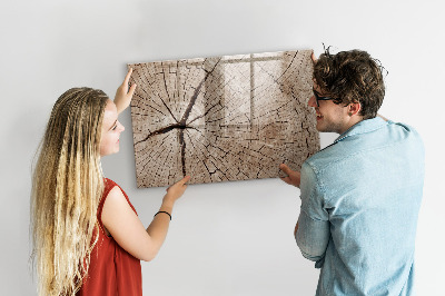 Popisovatelná magnetická tabule Přírodní design s prostorem pro fotografie