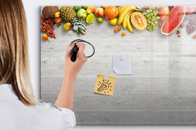 Magnetická psací tabule Sada barevných fotografií pro prezentaci