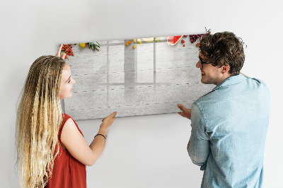 Magnetická psací tabule Sada barevných fotografií pro prezentaci