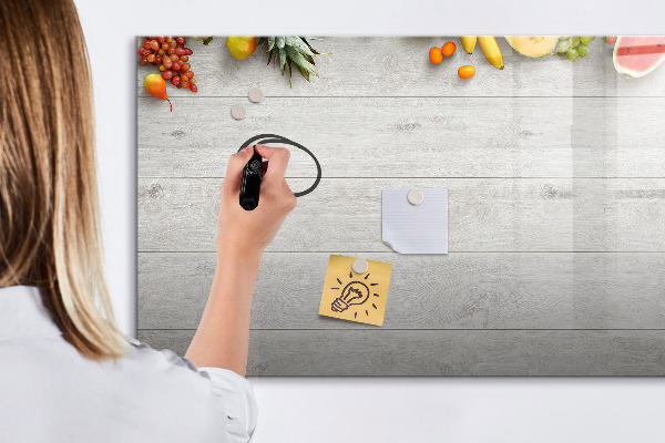 Magnetická psací tabule Sada barevných fotografií pro prezentaci
