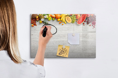 Magnetická psací tabule Sada barevných fotografií pro prezentaci