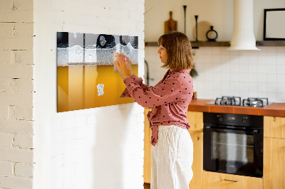 Popisovatelná magnetická tabule Kreativní nástěnka pro vystavení fotografií