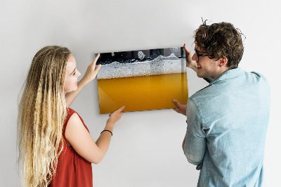 Popisovatelná magnetická tabule Kreativní nástěnka pro vystavení fotografií