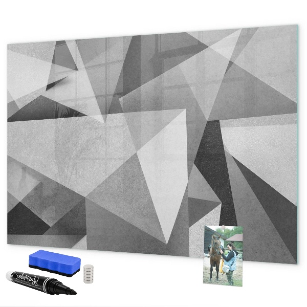 Magnetická psací tabule Moderní tabule na poznámky a fotografie