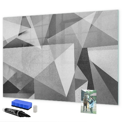 Magnetická psací tabule Moderní tabule na poznámky a fotografie