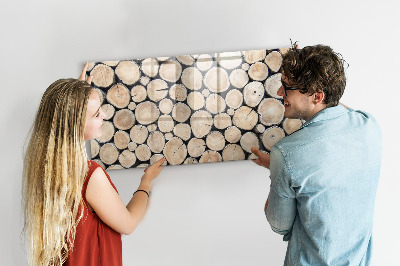 Magnetická psací tabule Přírodní dřevo v moderní verzi