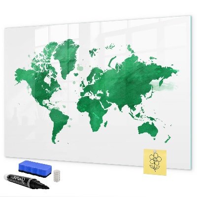 Popisovatelná magnetická tabule Interaktivní mapa pro cestovní vzpomínky