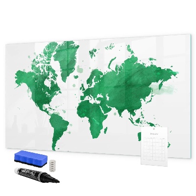 Popisovatelná magnetická tabule Interaktivní mapa pro cestovní vzpomínky