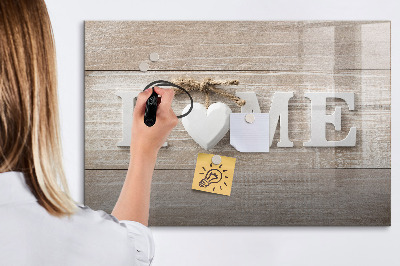 Magnetická psací tabule Nástěnná dekorace s prostorem pro fotografie
