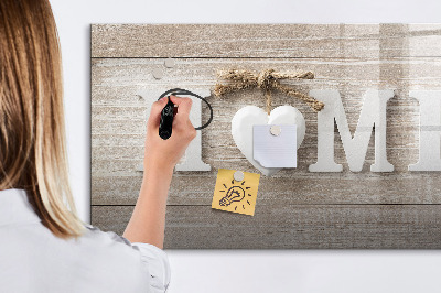 Magnetická psací tabule Nástěnná dekorace s prostorem pro fotografie