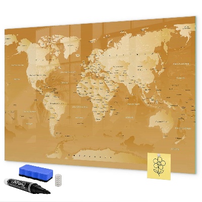 Magnetická psací tabule Interaktivní plánovač map s fotografiemi