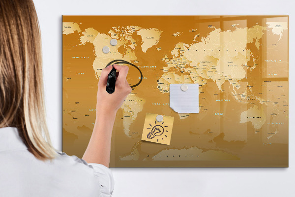 Magnetická psací tabule Interaktivní plánovač map s fotografiemi