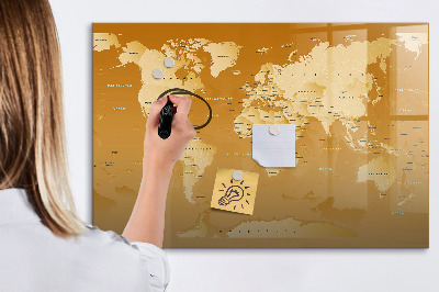 Magnetická psací tabule Interaktivní plánovač map s fotografiemi