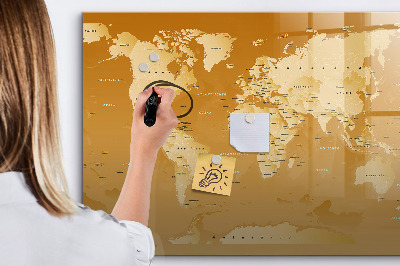 Magnetická psací tabule Interaktivní plánovač map s fotografiemi
