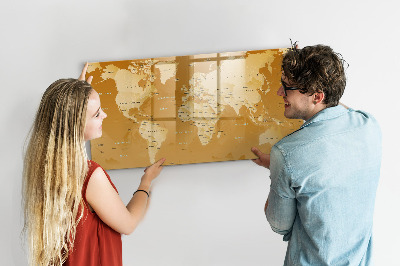 Magnetická psací tabule Interaktivní plánovač map s fotografiemi