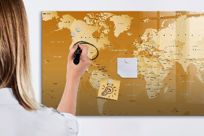 Magnetická psací tabule Interaktivní plánovač map s fotografiemi