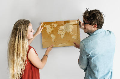 Magnetická psací tabule Interaktivní plánovač map s fotografiemi