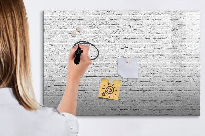 Popisovatelná magnetická tabule Stylová deska na poznámky a fotografie