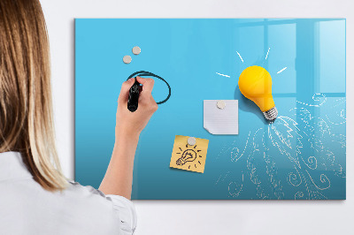 Popisovatelná magnetická tabule Barevná tabule pro prezentaci fotografií