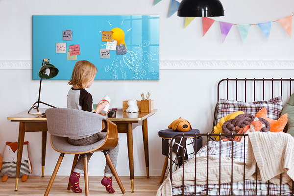 Popisovatelná magnetická tabule Barevná tabule pro prezentaci fotografií
