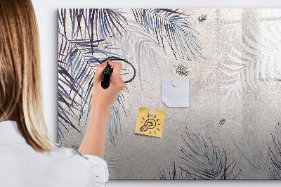 Popisovatelná magnetická tabule Stylová deska na poznámky a fotografie