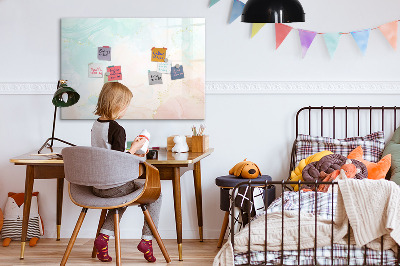 Popisovatelná magnetická tabule Barevná tabule pro prezentaci fotografií