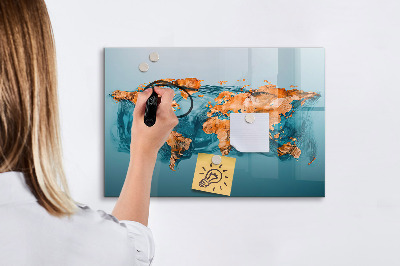 Magnetická psací tabule Interaktivní svět s osobními fotografiemi