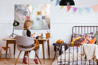 Popisovatelná magnetická tabule Stylová deska na poznámky a fotografie