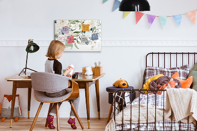Magnetická psací tabule Kreativní nástěnka s fotografiemi