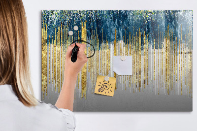 Popisovatelná magnetická tabule Barevný panel pro prezentaci fotografií