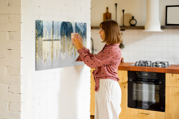Popisovatelná magnetická tabule Barevný panel pro prezentaci fotografií