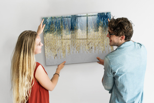 Popisovatelná magnetická tabule Barevný panel pro prezentaci fotografií