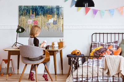 Popisovatelná magnetická tabule Barevný panel pro prezentaci fotografií